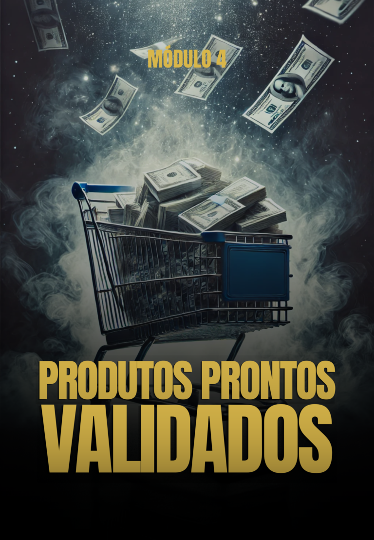 Produtos prontos para vender que resolvem dores específicas e vendem como água.