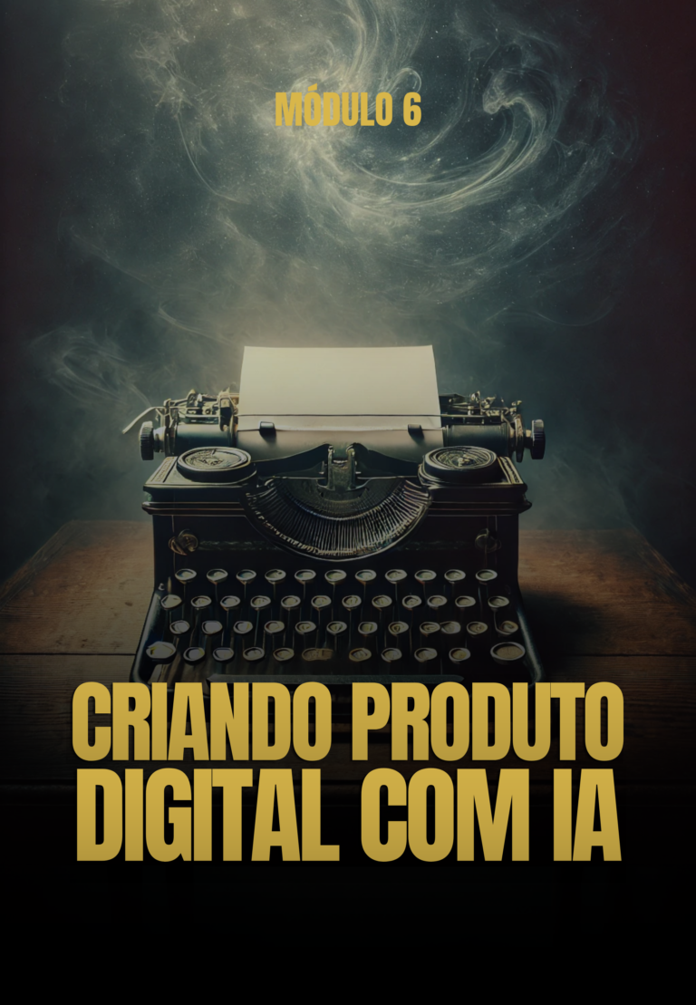 Criando produtos digitais em minutos com ajuda da Inteligência Artificial.